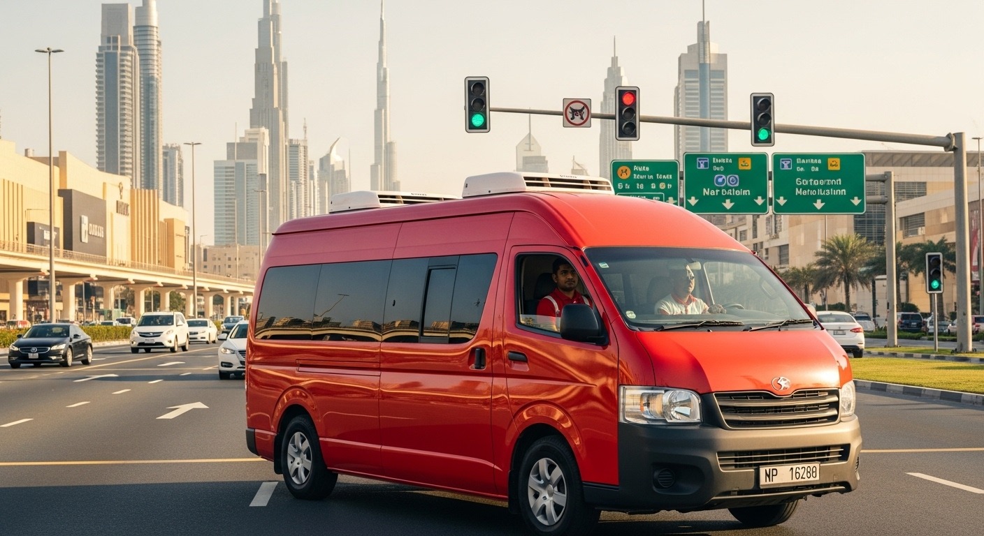 Commercial van rental Dubai