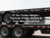 10 Ton Trailer Weight