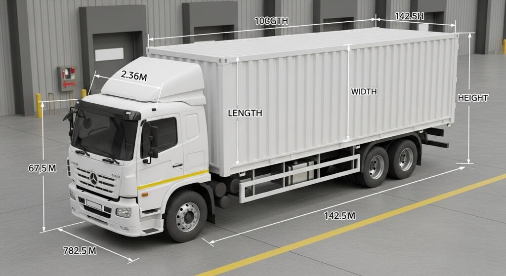 10 Ton Truck Dimensions UAE – Standard Sizes & Local Specifications 2 10 Ton Truck Dimensions UAE