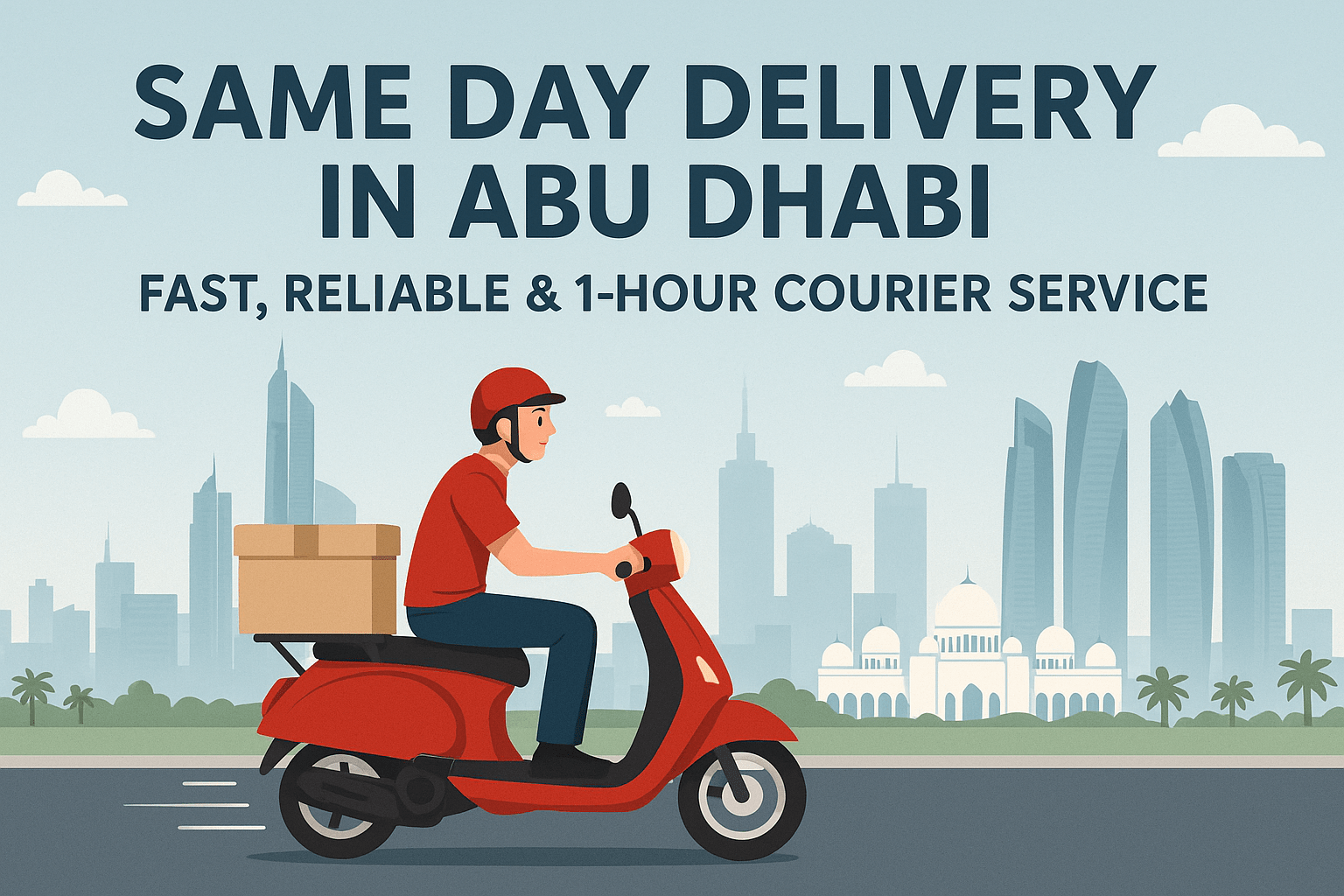 same day delivery in Abu Dhabi