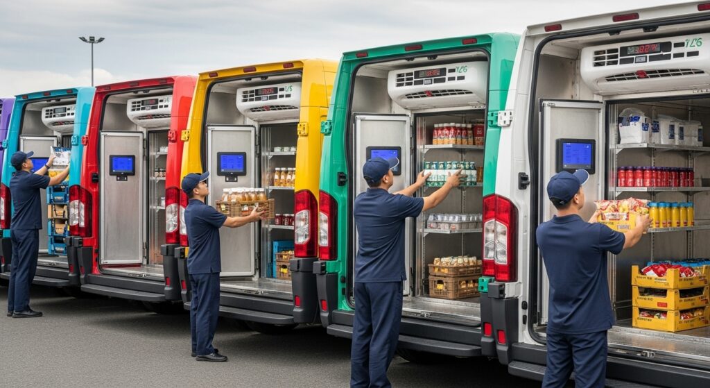 Grocery and Food Delivery Vans