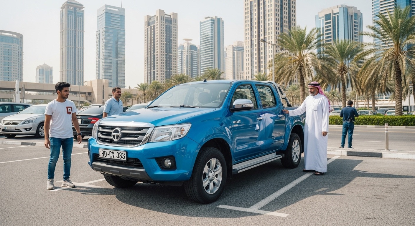 1 Ton Pickup for Rent in UAE