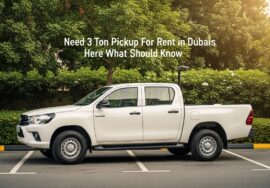 3 Ton Pickup for Rent in Dubai