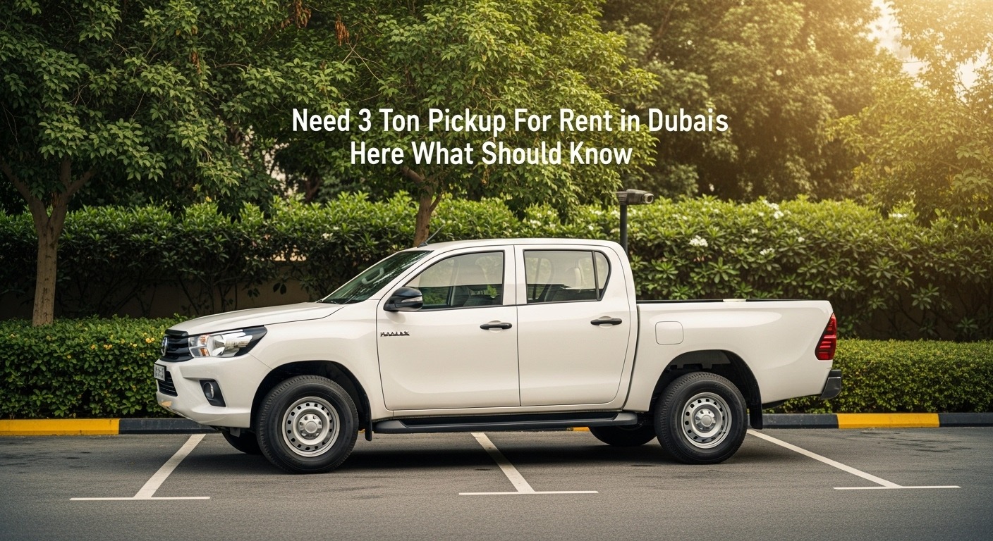 3 Ton Pickup for Rent in Dubai